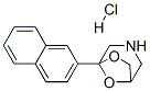 1-naphthalen-2-yl-7,8-dioxa-3-azabicyclo[3.2.1]octane hydrochloride