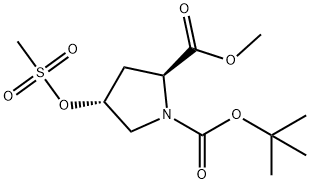 (2S,4R)-BOC-Γ-甲磺酰基氧甲基脯氨酸甲酯