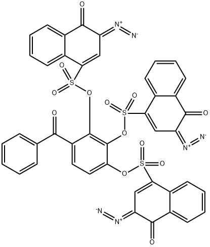 4-benzoylbenzene-1,2,3-triyl tris(3-diazo-3,4-dihydro-4-oxonaphthalene-1-sulphonate)