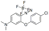 2-(4-chlorophenoxy)-4-(dimethylamino)benzenediazonium tetrafluoroborate
