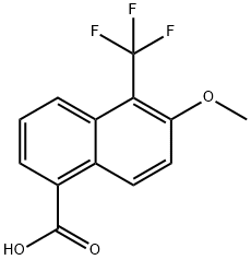 6-甲氧基-5-(三氟甲基)-1-萘甲酸