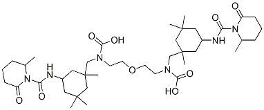 oxydiethylene bis[[[1,3,3-trimethyl-5-[[(2-methyl-6-oxo-1-piperidyl)carbonyl]amino]cyclohexyl]methyl]carbamate]