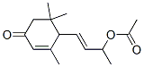 1-(2,6,6-trimethyl-4-oxocyclohex-2-enyl)buten-3-yl acetate
