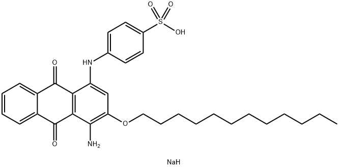sodium p-[[4-amino-3-(dodecyloxy)-9,10-dihydro-9,10-dioxo-1-anthryl]amino]benzenesulphonate
