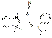 2-[2-(2,3-dihydro-2-methyl-1H-indol-1-yl)vinyl]-1,3,3-trimethyl-3H-indolium thiocyanate