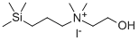 1-Propanaminium, N-(2-hydroxyethyl)-N,N-dimethyl-3-(trimethylsilyl)-,  iodide