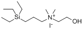 1-Propanaminium, N-(2-hydroxyethyl)-N,N-dimethyl-3-(triethylsilyl)-, i odide
