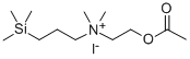 1-Propanaminium, N-(2-(acetyloxy)ethyl)-N,N-dimethyl-3-(trimethylsilyl )-, iodide