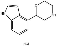 Chlorhydrate de 4-(2-morpholinyl) 1H-indole [French]