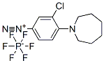 3-chloro-4-(hexahydro-1H-azepin-1-yl)benzenediazonium hexafluorophosphate