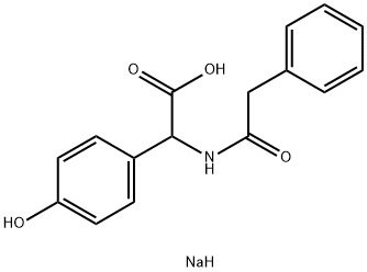 sodium (4-hydroxyphenyl)[(phenylacetyl)amino]acetate