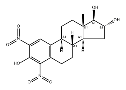 (8S,9S,13S,14S,16R,17R)-13-methyl-2,4-dinitro-6,7,8,9,11,12,14,15,16,1 7-decahydrocyclopenta[a]phenanthrene-3,16,17-triol