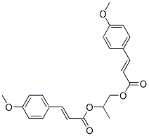 1-methyl-1,2-ethanediyl bis(p-methoxycinnamate)