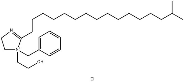 1-benzyl-4,5-dihydro-1-(2-hydroxyethyl)-2-(15-methylhexadecyl)-1H-imidazolium chloride
