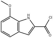 1H-Indole-2-carbonyl chloride, 7-methoxy- (9CI)