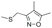 Isoxazole, 4,5-dimethyl-3-[(methylthio)methyl]- (9CI)
