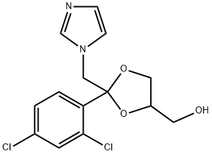 (+/-)-2-(2,4-二氯苯基)-2-(1H-咪唑-1-UL 甲基)-1,3-二氧杂环戊烷-4-甲醇