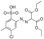 diethyl [(5-chloro-4-methyl-2-sulphophenyl)azo]malonate
