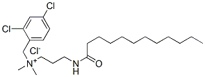 (2,4-dichlorobenzyl)dimethyl[3-[(1-oxododecyl)amino]propyl]ammonium chloride
