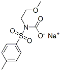 sodium 2-methoxyethyl [(4-methylphenyl)sulphonyl]carbamate