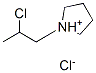 1-(2-chloropropyl)pyrrolidinium chloride