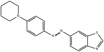 6-(4-N-piperidinylphenyl)azobenzothiazole