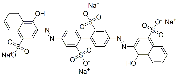 tetrasodium 4,4'-bis[(1-hydroxy-4-sulphonato-2-naphthyl)azo][1,1'-biphenyl]-2,2'-disulphonate