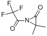 Aziridinone, 3,3-dimethyl-1-(trifluoroacetyl)- (9CI)
