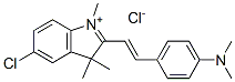 5-chloro-2-[2-[4-(dimethylamino)phenyl]vinyl]-1,3,3-trimethyl-3H-indolium chloride