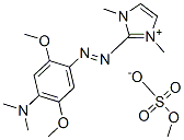 2-[[4-(dimethylamino)-2,5-dimethoxyphenyl]azo]-1,3-dimethyl-1H-imidazolium methyl sulphate