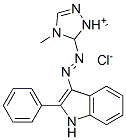 1,4-dimethyl-5-[(2-phenyl-1H-indol-3-yl)azo]-1H-1,2,4-triazolium chloride