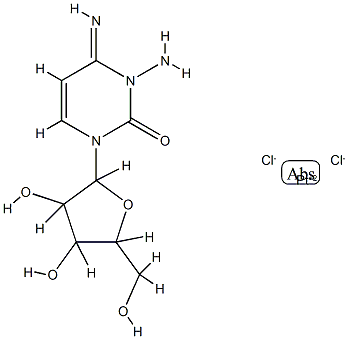 Platinum, (3-amino-1-beta-D-arabinofuranosyl-3,4-dihydro-4-imino-2(1H) -pyrimidinone-N(sup N(sup 3)),N(sup 4))dichloro-, (SP-4-3)-