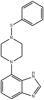 Piperazine, 1-(1H-benzimidazol-4-yl)-4-(phenylthio)-