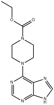 1-Piperazinecarboxylic acid, 4-(1H-purin-6-yl)-, ethyl ester