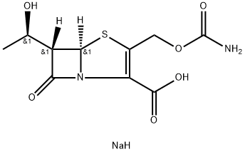 (5R)-3-[[(Aminocarbonyl)oxy]methyl]-6β-[(R)-1-hydroxyethyl]-7-oxo-4-thia-1-azabicyclo[3.2.0]hept-2-ene-2-carboxylic acid sodium salt
