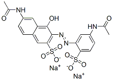 disodium 6-(acetylamino)-3-[[5-(acetylamino)-2-sulphonatophenyl]azo]-4-hydroxynaphthalene-2-sulphonate