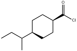 Cyclohexanecarbonyl chloride, 4-(1-methylpropyl)-, cis- (9CI)