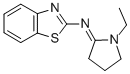 2-Benzothiazolamine, N-(1-ethyl-2-pyrrolidinylidene)-