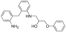 1-[[[(aminophenyl)methyl]phenyl]amino]-3-phenoxypropan-2-ol