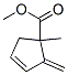 3-Cyclopentene-1-carboxylicacid,1-methyl-2-methylene-,methylester(9CI)