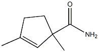 2-Cyclopentene-1-carboxamide,1,3-dimethyl-(9CI)