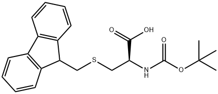 N-Α-叔丁氧羰基-S-(9-芴甲基)-L-半胱氨酸