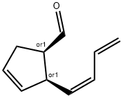 3-Cyclopentene-1-carboxaldehyde, 2-(1,3-butadienyl)-, [1alpha,2alpha(Z)]- (9CI)