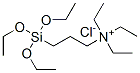 triethyl[3-(triethoxysilyl)propyl]ammonium chloride