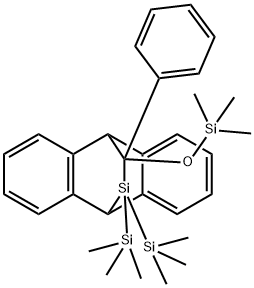 7,7-Bis(trimethylsilyl)-8-trimethylsiloxy-8-phenyl-2,3:5,6-dibenzo-7-s ila-bicyclo(2,2,2)oct-2,5-diene
