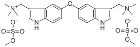 Oxybis((5,3-indolylene)methylene)bis(trimethylammonium) bis(methyl sul fate)