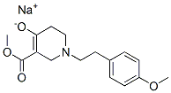 sodium methyl 1,2,5,6-tetrahydro-1-[2-(4-methoxyphenyl)ethyl]-4-oxidonicotinate