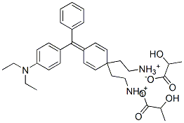 [4-[4-(diethylamino)benzhydrylidene]cyclohexa-2,5-dien-1-ylidene]diethylammonium lactate