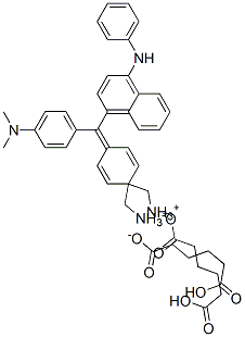 [4-[[4-anilino-1-naphthyl][4-(dimethylamino)phenyl]methylene]cyclo-2,5-hexadien-1-ylidene]dimethylammonium hydrogen adipate