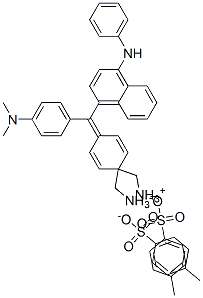 [4-[alpha(4-anilino-1-naphthyl)-4-(dimethylamino)benzylidene]cyclohexa-2,5-dien-1-ylidene]dimethylammonium toluene-p-sulphonate